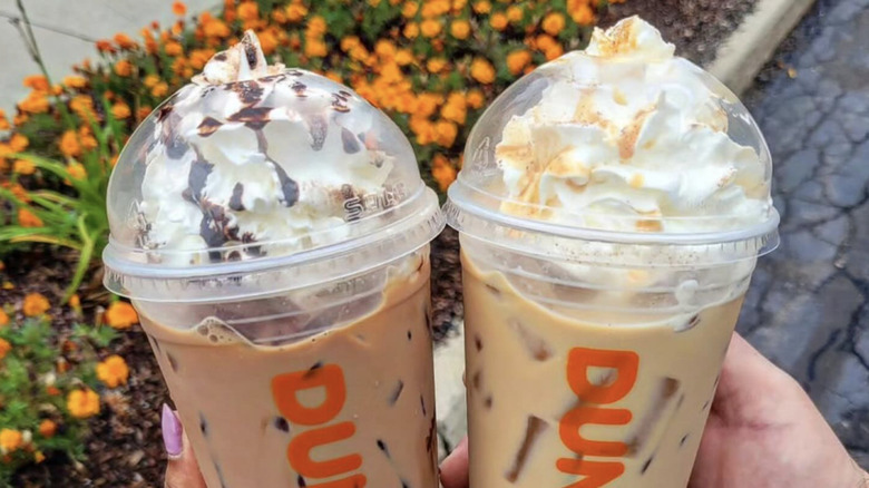 Dunkin' Donuts lattes