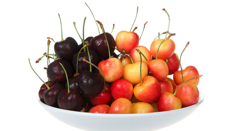 Sweet Bing and Rainier cherries
