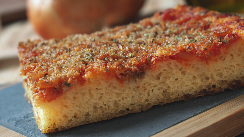 Sicilian pizza