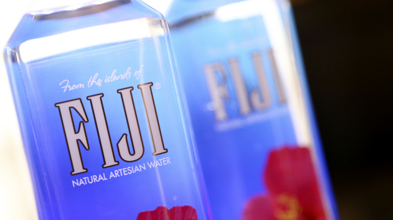 More Fiji Water bottles