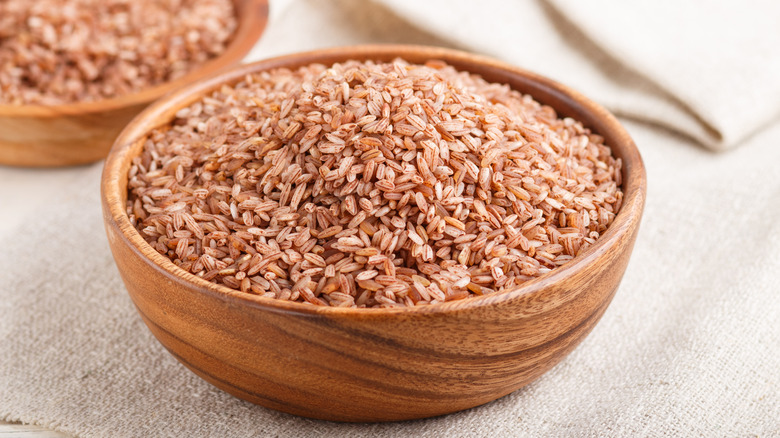 bowl of brown rice