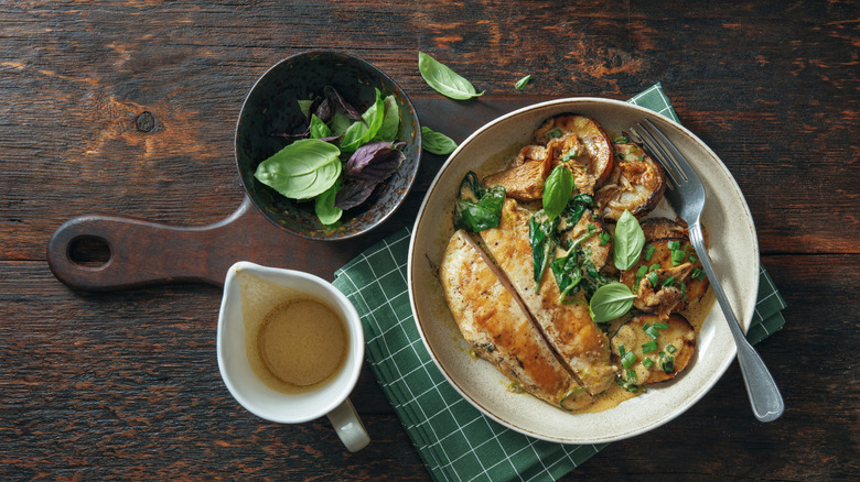 Chicken in a bowl