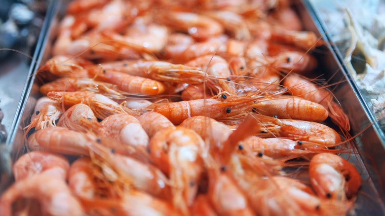 Market shrimps