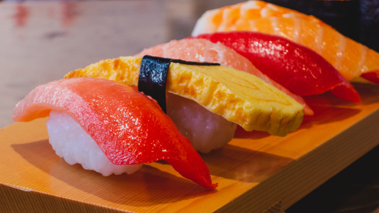 fake japanese sushi