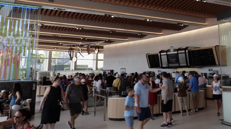 Starbucks at Disney World's Epcot Connections Cafe