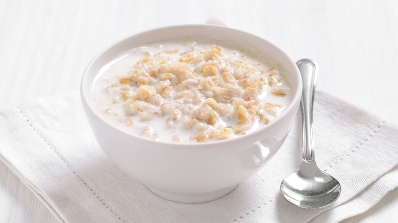 oatmeal in a bowl