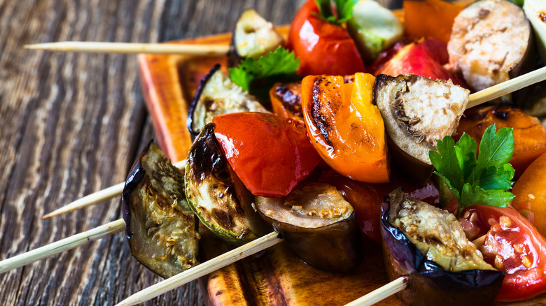 grilled vegetable kabobs