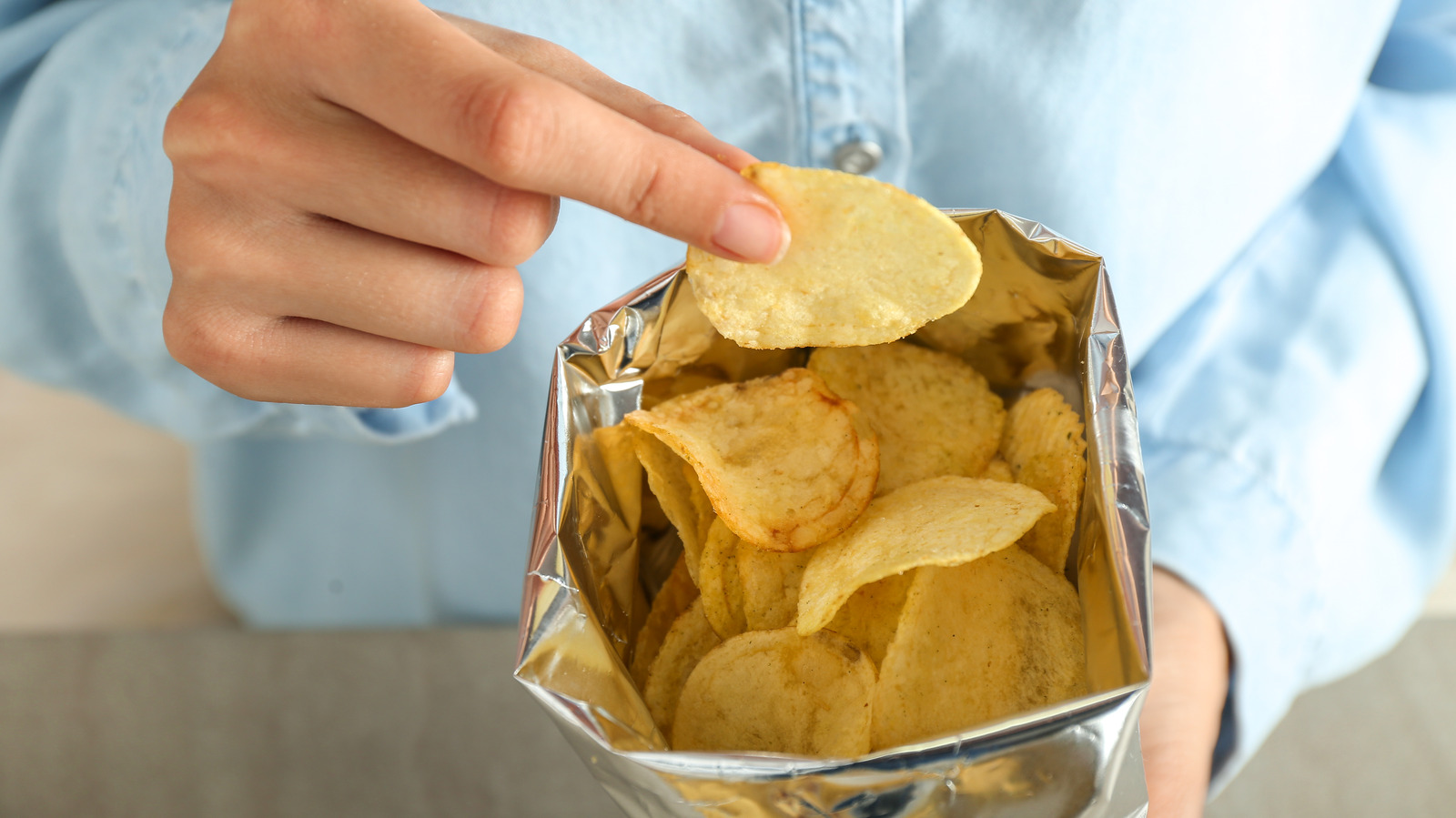Do You Know Why Your Potato Chip Bag Is Always Half Empty With So Much ...
