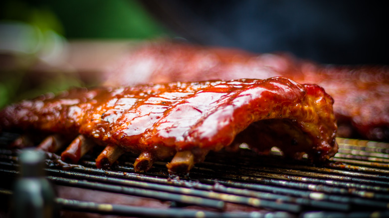 smoked BBQ ribs