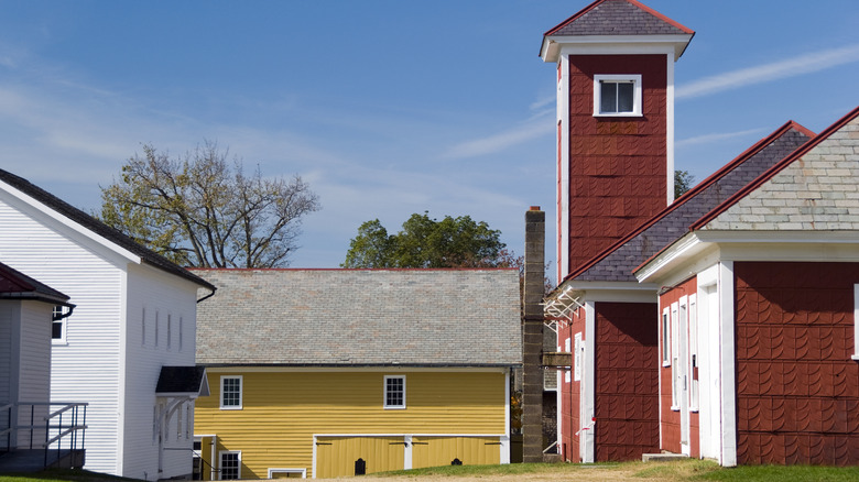 A Shaker farm scene