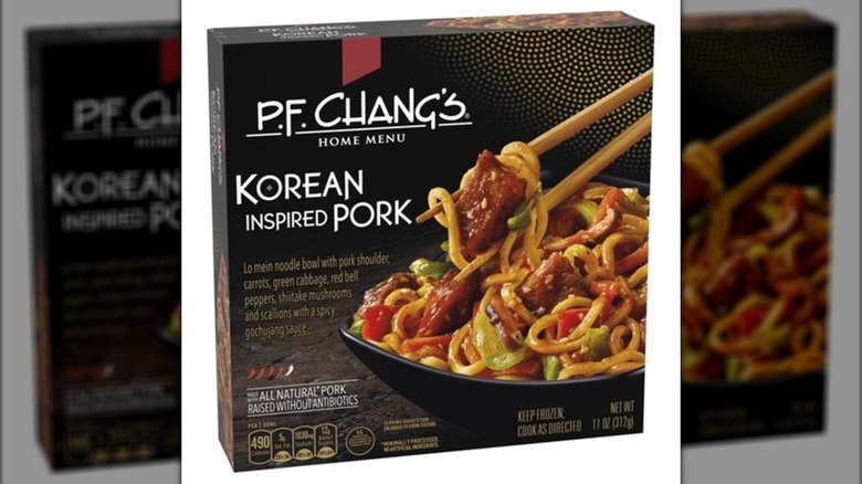 P.F. Chang's Korean pork frozen meal