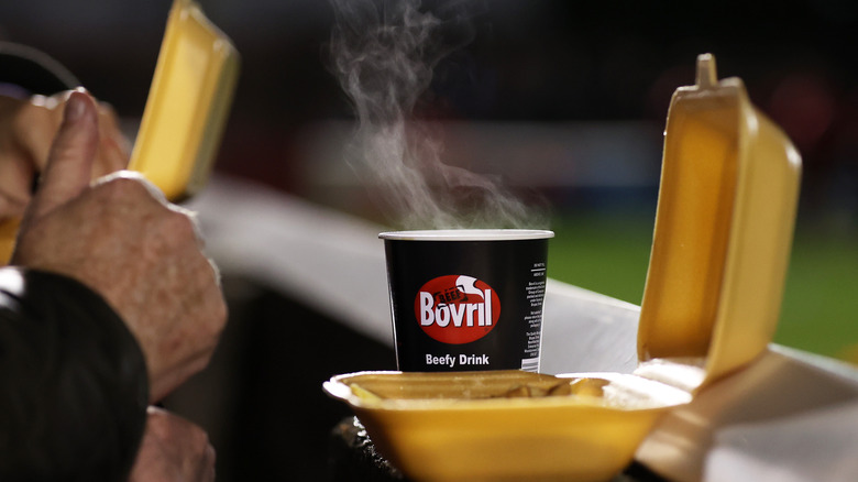 Bovril served at soccer game