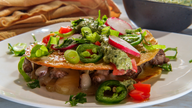 steak with poblano pepper sauce