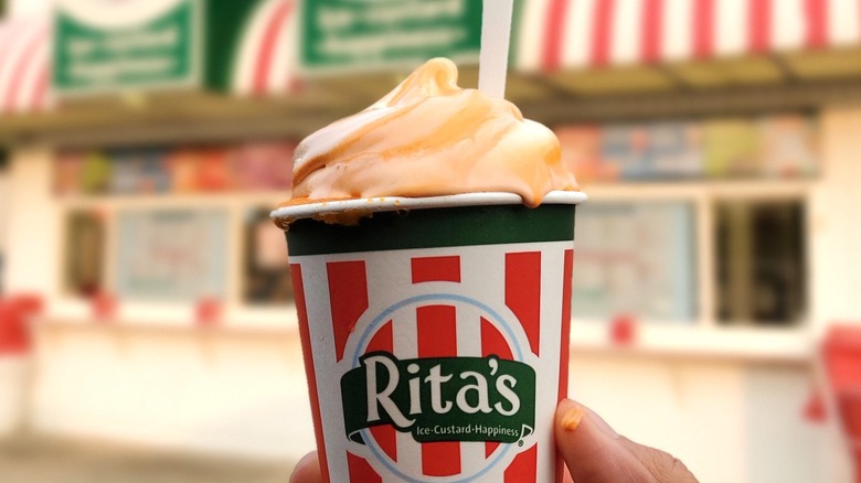 Rita's Italian ice in cup