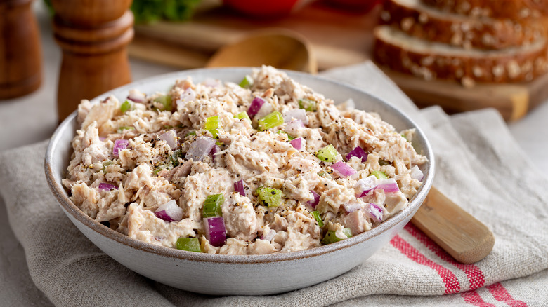 bowl of tuna salad