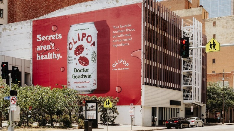 OLIPOP Doctor Goodwin soda mural 