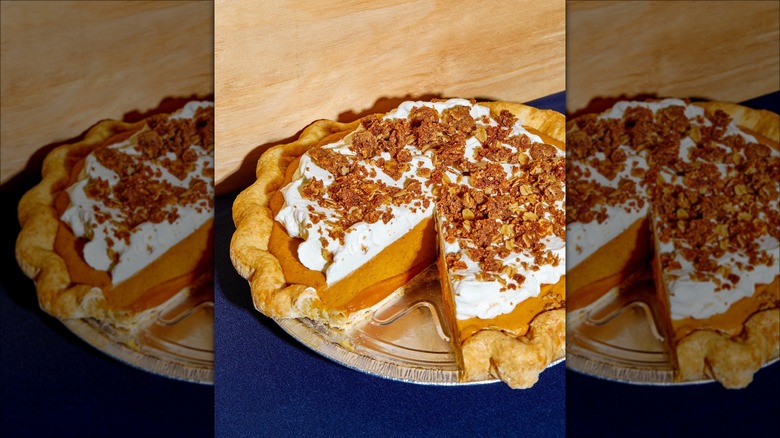 Milk Bar Pumpkin Pie in dish