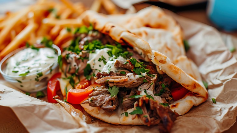 gyros in pita