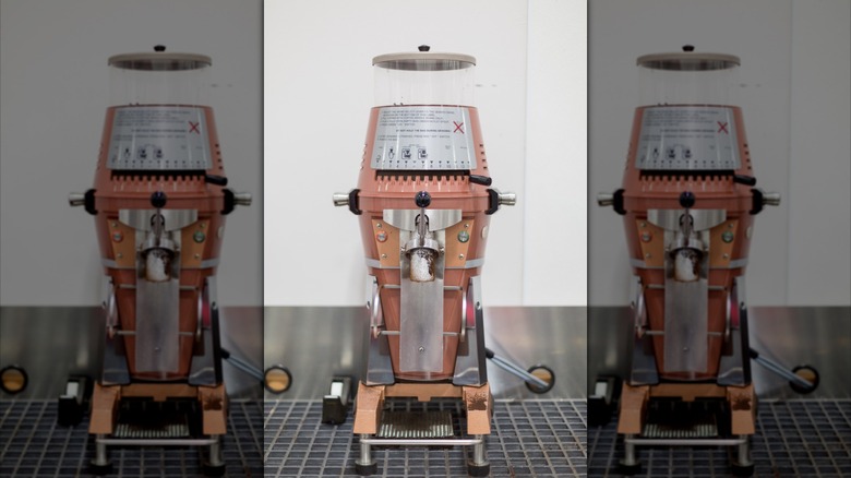 A coffee grinder found inside Costco