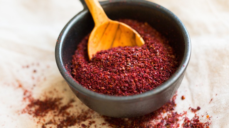 Sumac in a bowl