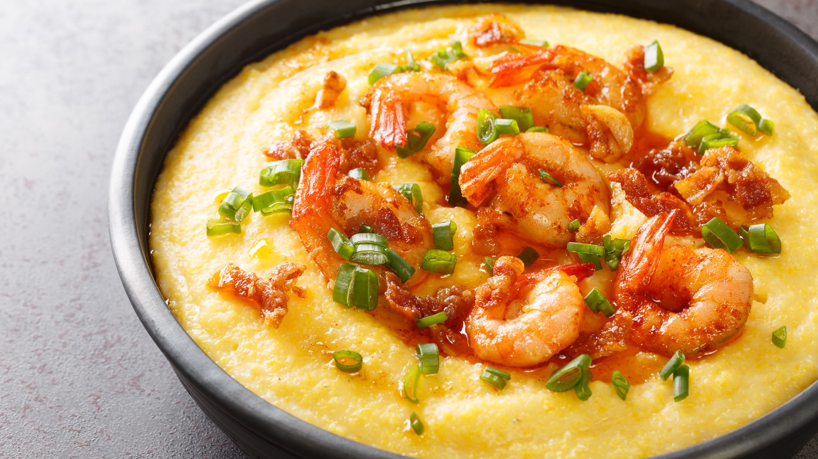 The Secret Ingredient David Chang Uses For Flavorful Shrimp And Polenta