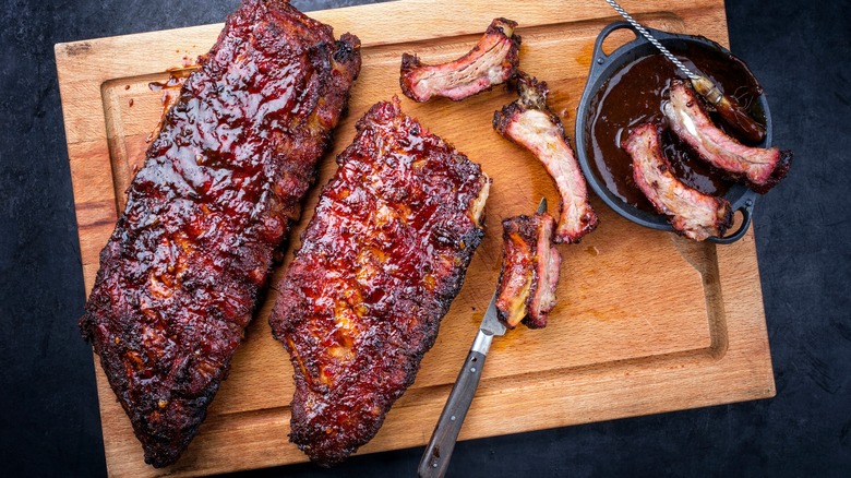 barbecued ribs