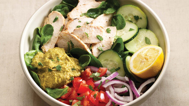 Panera Power Chicken Hummus Bowl