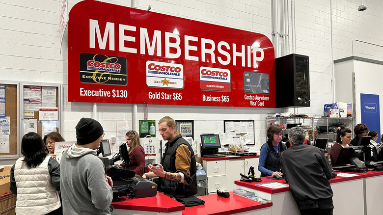 Costco Membership counter