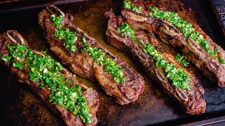 Meat on a sheet pan