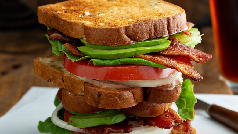 BLT with avocado