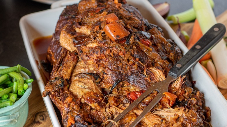 slow-cooked pot roast