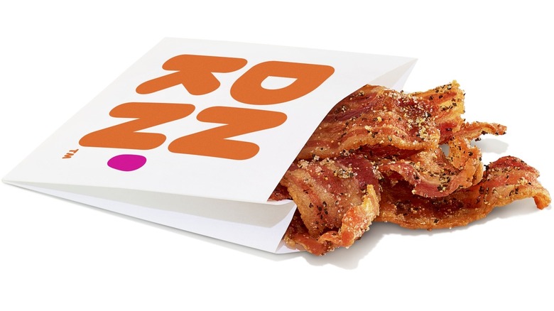 dunkin' snackin' bacon in pouch