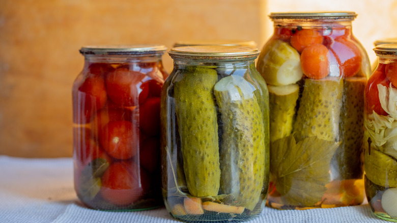 jars of pickled bois