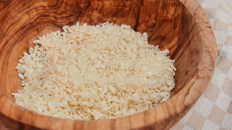 bowl of panko breadcrumbs