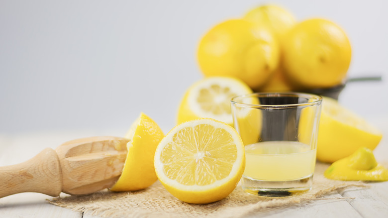 Freshly squeezed lemon