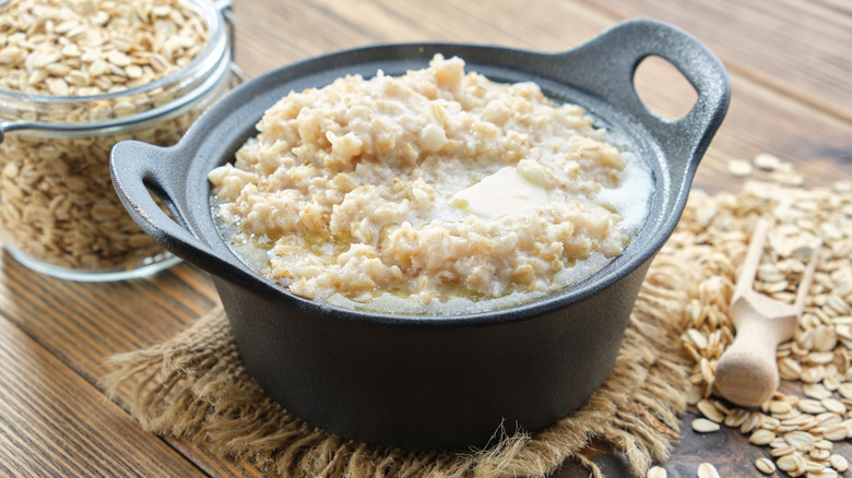 Small bowl of oatmeal