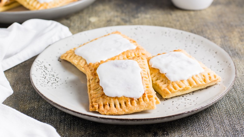 Homemade Pop Tarts on plate