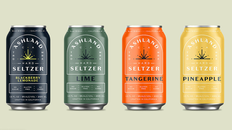 Ashland Hard Seltzer cans