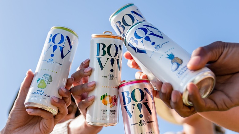 BON V!V spiked seltzer cans