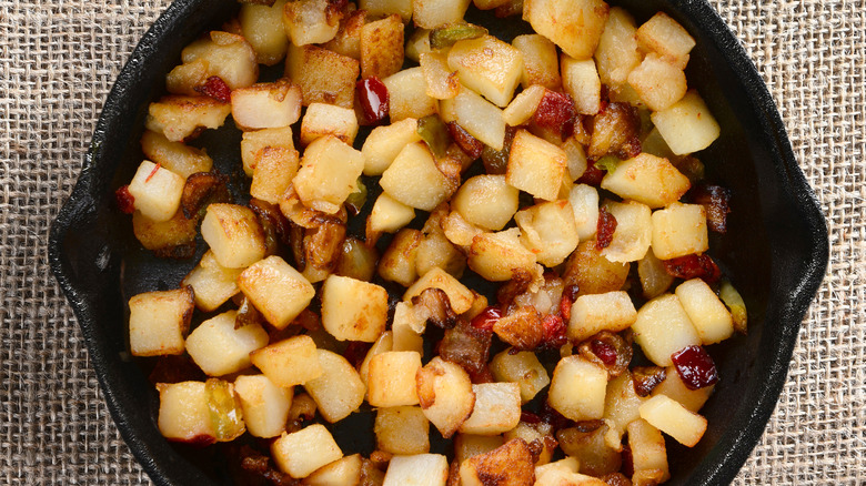 roasted potatoes cast iron skillet