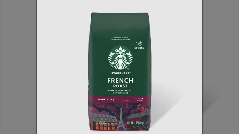 Bag of the French Roast from Starbucks