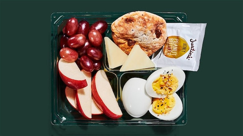 Starbucks cheddar and egg box