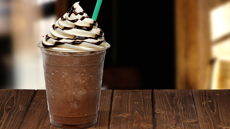 Chocolate frosty Frappuccino