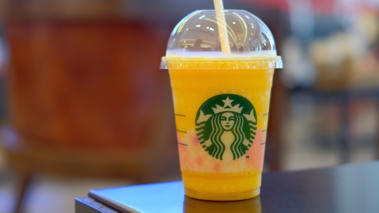 Starbucks mango frozen drink