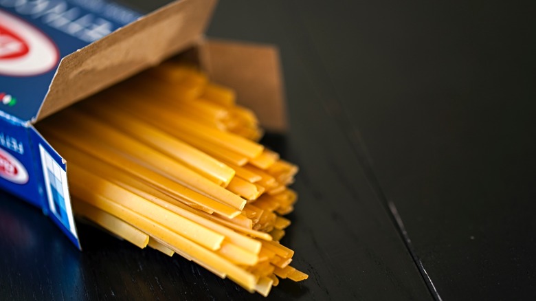The Storage Mistake You Should Avoid With Boxed Pasta