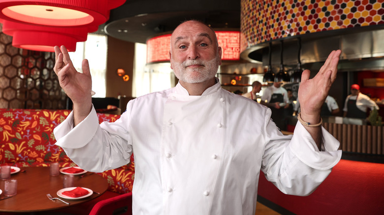 Chef José Andrés at Jaleo restaurant