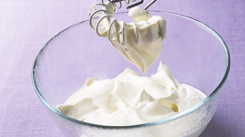 homemade whipped cream