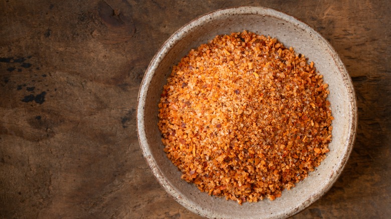 Bowl of chili lime seasoning