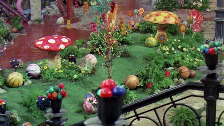 The Chocolate Room set as seen in Willy Wonka and the Chocolate Factory (1971)