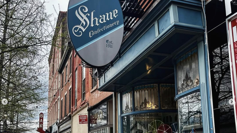 Exterior of Shane Confectionery